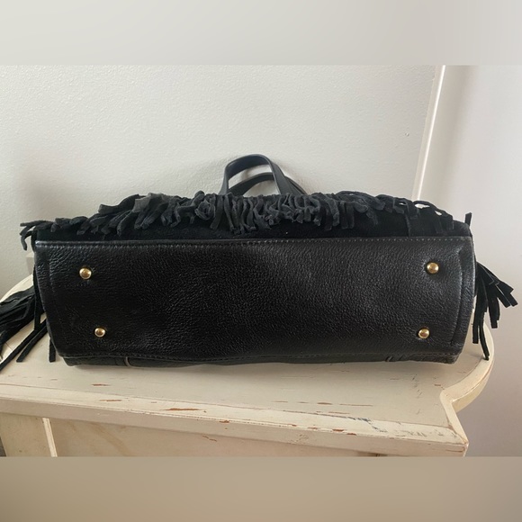 Aimee Kestenberg Women's Leather Fringe Signature Shoulder Bag - Picture 11 of 15